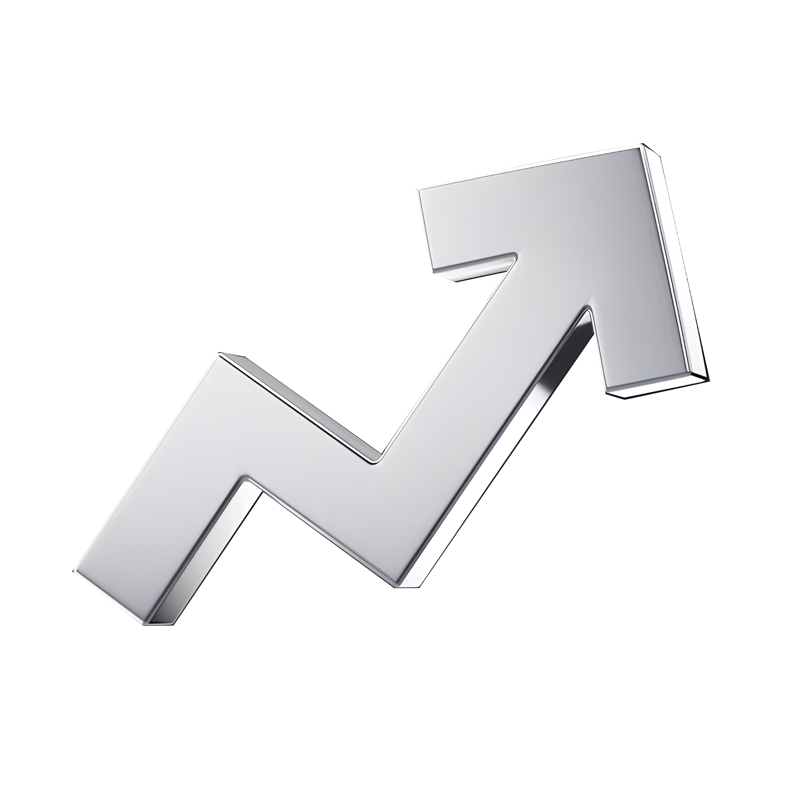 Flèche métallique 3D